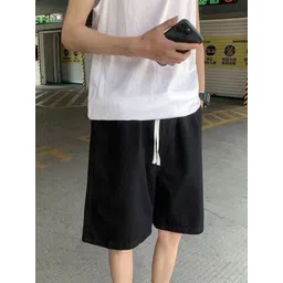 StyleCast x Revolte Men Regular Fit Mid-Rise Denim Shorts-image-34