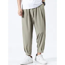 StyleCast x Revolte Men Regular Fit Mid-Rise Easy Wash Anti Fit Trousers-image-29