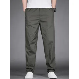 StyleCast x Revolte Men Regular Fit Mid-Rise Parallel Cotton Trouser-picture-14