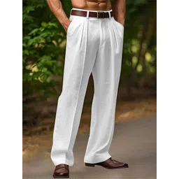 StyleCast x Revolte Men Regular Fit Trousers-image-25