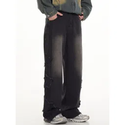 StyleCast x Revolte Men Relaxed Fit Light Fade Cotton Jeans-picture-29