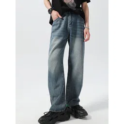 StyleCast x Revolte Men Relaxed Fit Light Fade Jeans-picture-37
