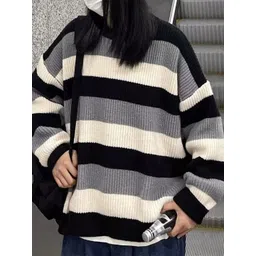 StyleCast x Revolte Men Ribbed Striped Long Sleeves Pullover-picture-27