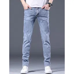 StyleCast x Revolte Men Skinny Fit Mid-Rise Light Fade Jeans-picture-14