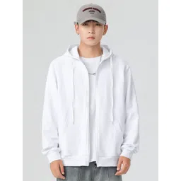 StyleCast x Revolte Men Solid Full Sleeves Hooded Sweatshirt-picture-24