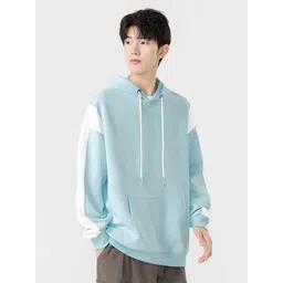 StyleCast x Revolte Men Solid Hooded Sweatshirt image 4