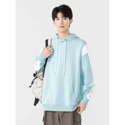 StyleCast x Revolte Men Solid Hooded Sweatshirt image 5