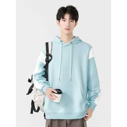 StyleCast x Revolte Men Solid Hooded Sweatshirt image 1