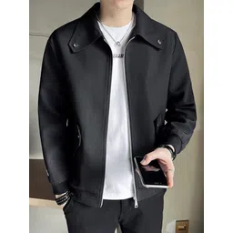 StyleCast x Revolte Men Spread Collar Solid Tailored Jacket-picture-33