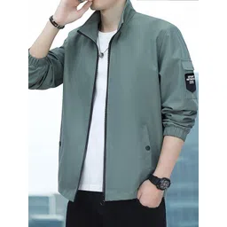 StyleCast x Revolte Men Stand Collar Solid Tailored Jacket-picture-35