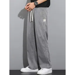 StyleCast x Revolte Men Straight Fit Easy Wash Trousers-picture-15