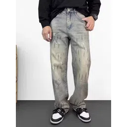 StyleCast x Revolte Men Straight Fit Mid-Rise Light Fade Clean Look Jeans-picture-40