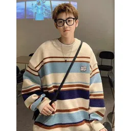 StyleCast x Revolte Men Striped Pullover-picture-28