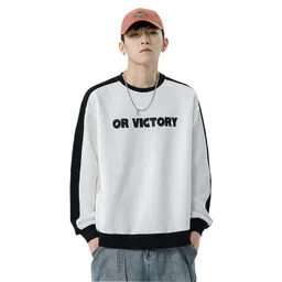 StyleCast x Revolte Men Typography Printed Cotton Pullover Sweatshirt-picture-10