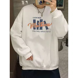 StyleCast x Revolte Men Typography Printed Hooded Long Sleeves Sweatshirt-picture-24