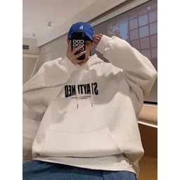 StyleCast x Revolte Men Typography Printed Hooded Pullover Sweatshirt-picture-15