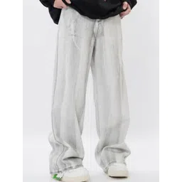 StyleCast x Revolte Men Wide Leg Light Fade Jeans-picture-28