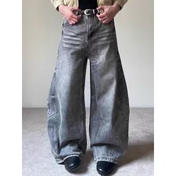 StyleCast x Revolte Men Wide Leg Mid-Rise Light Fade Jeans-picture-18