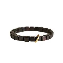 StyleCast x Revolte Men Wood Gold-Plated Bracelet-picture-30