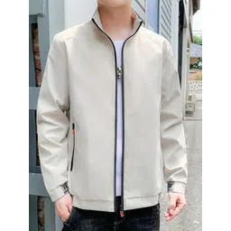 StyleCast x Revolte Men Zip Detail Stand Collar Open Front Jacket-picture-25