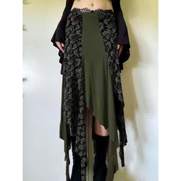 StyleCast x Revolte Printed A-Line Maxi Skirt-picture-36