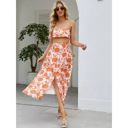StyleCast x Revolte Printed Divided Midi Skirts-picture-21