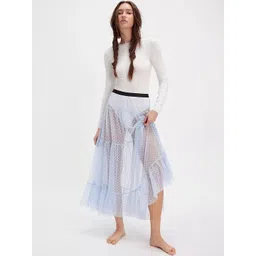 StyleCast x Revolte Printed Flared Maxi Skirts-picture-16