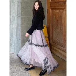 StyleCast x Revolte Printed Flared Maxi Skirts-picture-24