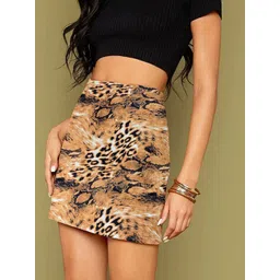 StyleCast x Revolte Printed Pencil Mini Skirt-picture-34