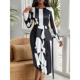 StyleCast x Revolte Printed Sheath Dress-picture-21