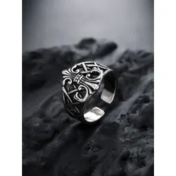 StyleCast x Revolte Silver-Plated Adjustable Finger Ring-image-45