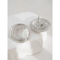 StyleCast x Revolte Silver-Plated Circular Shape Studs-image-11