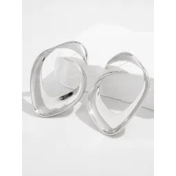 StyleCast x Revolte Silver-Plated Contemporary Drop Earrings-image-43