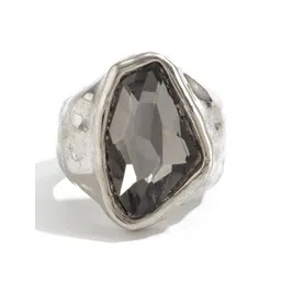 StyleCast x Revolte Silver-Plated Stone-Studded Finger Ring-image-15