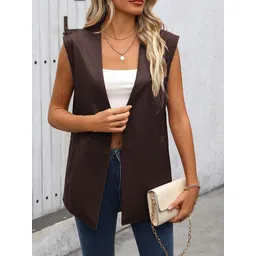 StyleCast x Revolte Solid Open-Front Jacket-picture-27