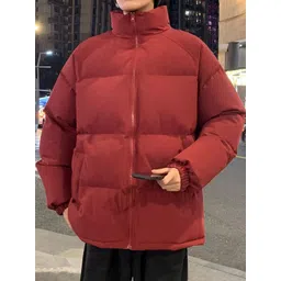 StyleCast x Revolte Stand Collar Padded Jacket-picture-13