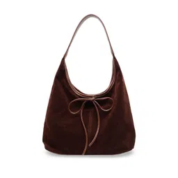StyleCast x Revolte Suede Half Moon Shoulder Bag-picture-12