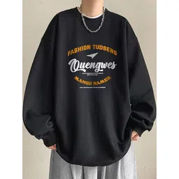 StyleCast x Revolte Typography Printed Round Neck Pullover Sweatshirt-image-12