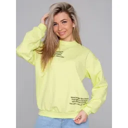 StyleCast x Revolte Typography Printed Round Neck Sweatshirt-image-30