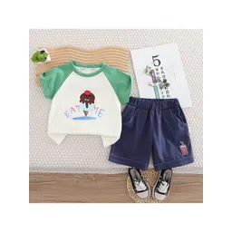 StyleCast x Revolte Unisex Kids Printed Pure Cotton T-shirt With Shorts-picture-14
