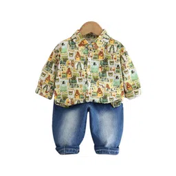 StyleCast x Revolte Unisex Kids Printed Shirt with Capris-picture-21