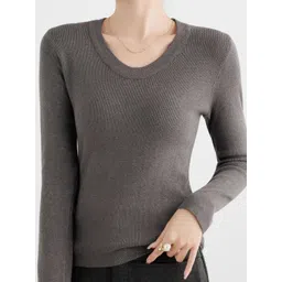StyleCast x Revolte V-Neck Long Sleeves Pullover image 4