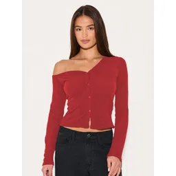 StyleCast x Revolte V-Neck Shirt Style Crop Top-picture-34