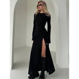 StyleCast x Revolte Women Bell Sleeve Fit & Flare Dress-picture-28