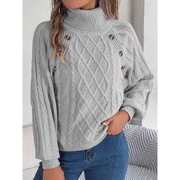 StyleCast x Revolte Women Cable Knit Pullover-picture-37