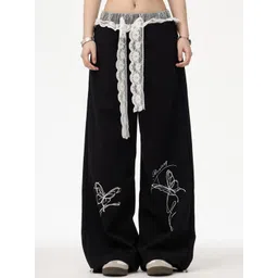 StyleCast x Revolte Women Conversational Printed Mid Rise Easy Wash Regular Trousers-picture-11