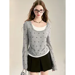 StyleCast x Revolte Women Conversational Printed Top-picture-12