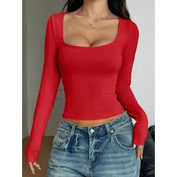StyleCast x Revolte Women Fitted Square Neck Top-picture-22