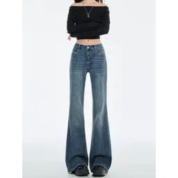 StyleCast x Revolte Women Flared Mid-Rise Light Fade Jeans-picture-31