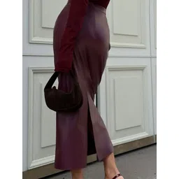 StyleCast x Revolte Women Flared Midi Skirts image 5